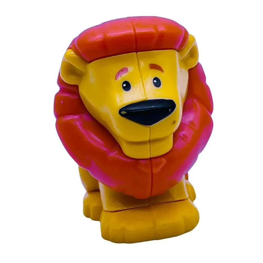 Fisher Price Little People Lion Panda Chimp Share Care Safari Animal Lot‎ of 2